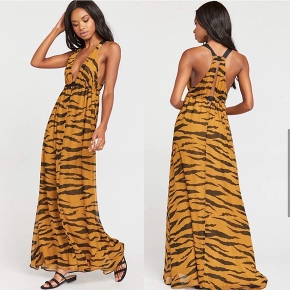 Show me your Mumu GREAT TIGER ELLORY
MAXI DRESS, New with Tags - Picture 2 of 9